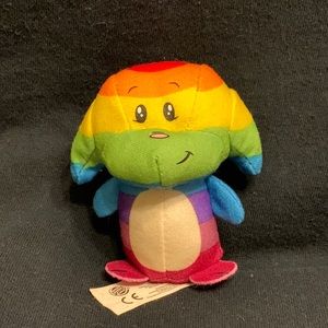 Neopets rainbow mini plush toy pride